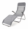 Polohovatelné skládací lehátko MFG POOL antracit