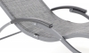 Skládací lehátko VIOLA De Luxe Black & Grey